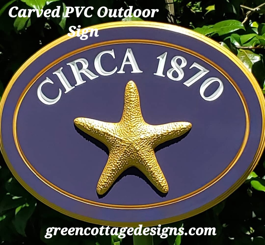 cottage_green's tweet photo. Circa Date Signs by https://t.co/mxWEx0ly9j Solid PVC All Weather Waterproof Outdoor Signs with 3D Starfish Carving #SeaCottage #Massachusetts #CapeAnn #Gloucester #CircaPlaque #historichouse https://t.co/ST6OVQ1mDA