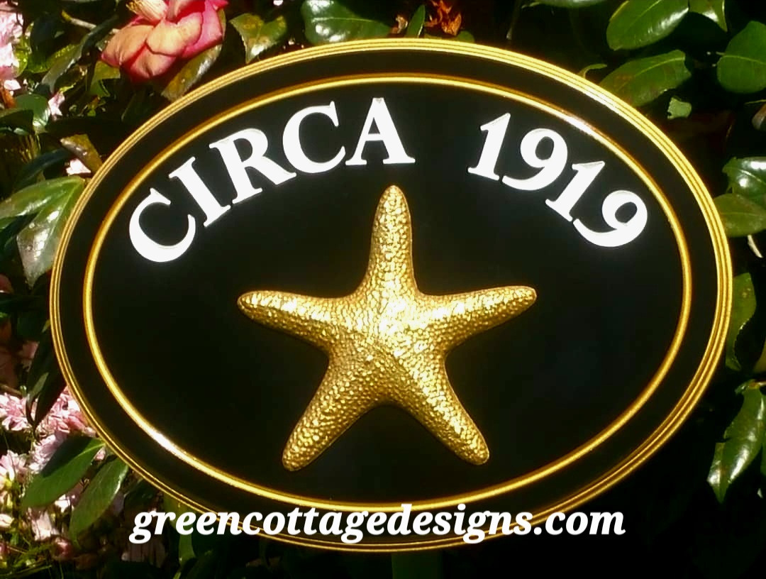 cottage_green's tweet photo. Circa Date Signs by https://t.co/mxWEx0ly9j Solid PVC All Weather Waterproof Outdoor Signs with 3D Starfish Carving #SeaCottage #Massachusetts #CapeAnn #Gloucester #CircaPlaque #historichouse https://t.co/ST6OVQ1mDA