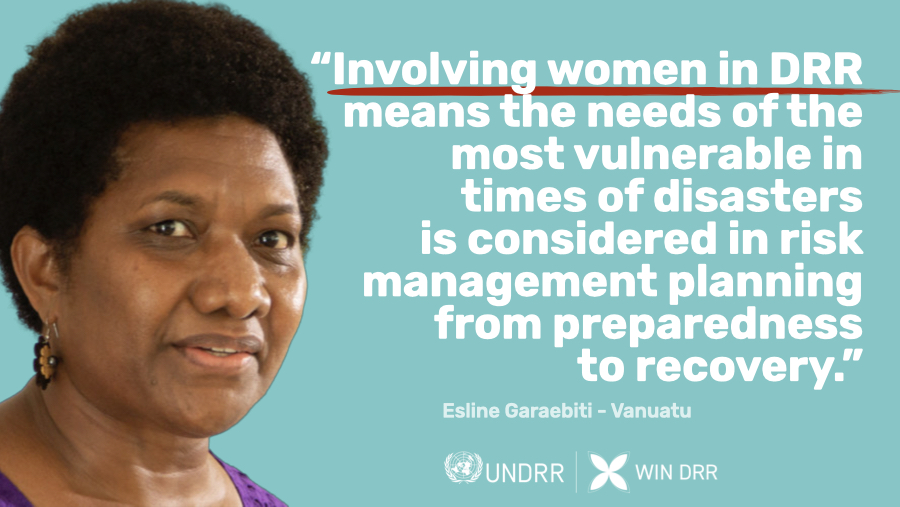 UNDRR's tweet photo. Dr. Esline Garaebiti is the winner of the @WIN_DRR Leadership Awards for Excellence 💯 2022.
She is the Director of @vmgdVU and was instrumental in the design and rollout of the Oceania Regional Seismic
Network #ORSNET.
Find out more on Dr. Garaebiti👉https://t.co/6C3tSSrwQ7 https://t.co/bS7HMssLGa