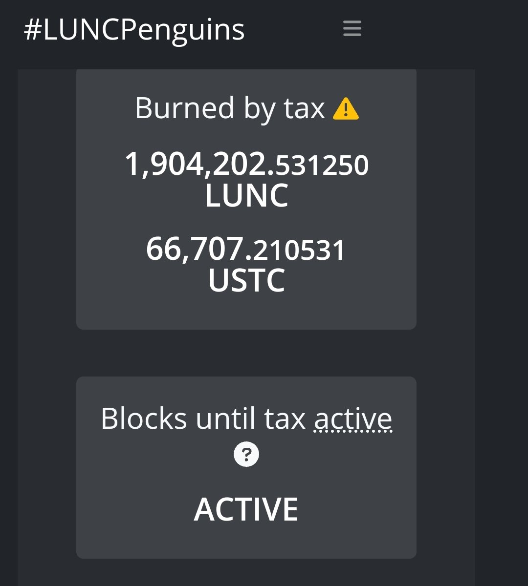 LunaBurnTracker on Twitter "🔥 Burn alert! 2,100,000 LUNC (598