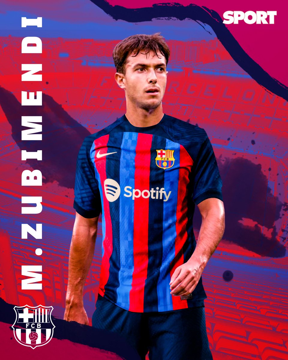 sport's tweet photo. 💥 Martín Zubimendi, el elegido del Barça‼️

👉 El centrocampista de la Real es el relevo natural de Busquets tanto en el Barça como en la selección

🤔 ¿Te gustaría verle en el Barça?

❤️ ¡Sí!
🔁 No https://t.co/nbiTXn1uYZ