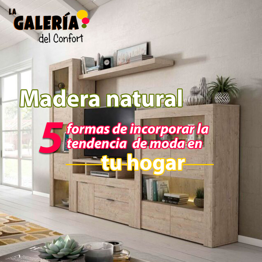 GaleriaConfort's tweet photo. ¿Buscas muebles nuevos para tu salón🛋? La madera natural es una de las tendencias de moda en cuanto a decoración se refiere, ¡y nosotros tenemos una gran variedad de muebles en este acabado! https://t.co/S2Hf5y8xHG