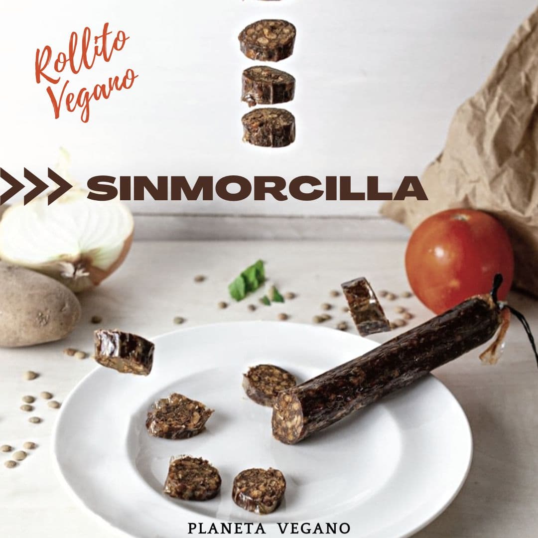 Tiendavegana's tweet photo. NOVEDAD A LA VISTA🧐 #sinmorcilla de @rollitovegano
Solo podemos decir que, (como el resto de sus productos), es IMPRESIONANTE 😍
Ya la tenéis disponible en la tienda física y en la tienda online.
#sinsoja
#singluten
#sinnadie
#morcillavegana #embutidovegano #sinsufrimiento https://t.co/u5LbvqnsfI