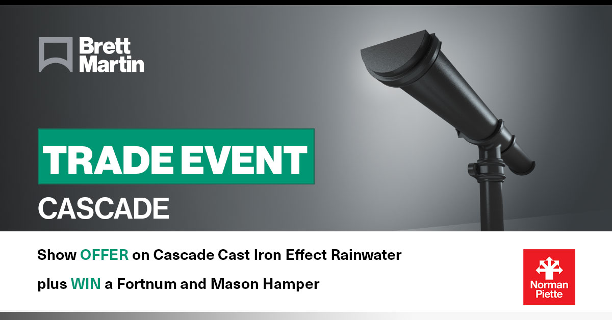 Calling all Guernsey architects, housebuilders &amp; homeowners. We're at <a href="/NormanPiette/">NormanPietteLtd</a> 'Big Build 2022' on Thur &amp; Fri at Bulwer Ave. Come along, have a chat, pick up an offer on Cascade and enter our competition!