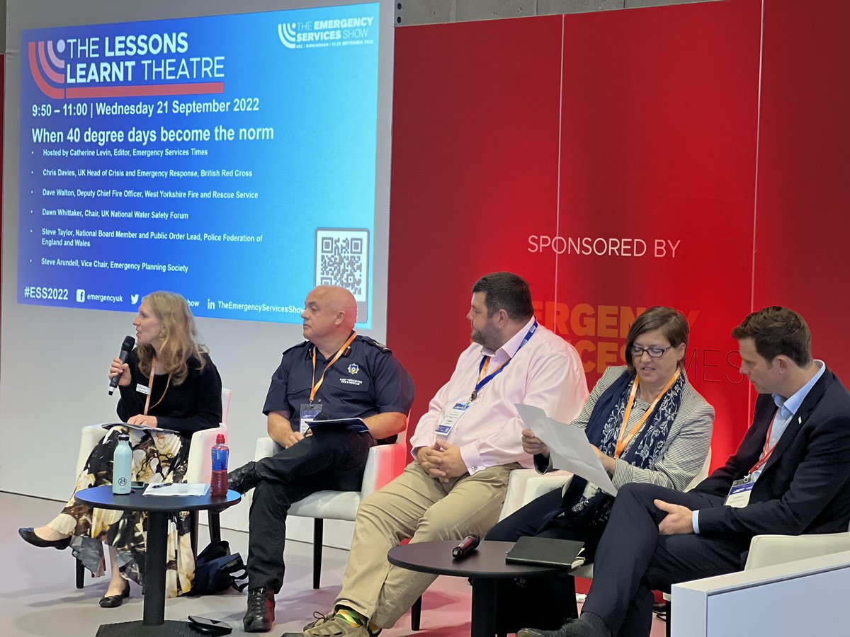 Attending the <a href="/emergencyukshow/">The Emergency Services Show</a> panel session: When 40c days become the norm