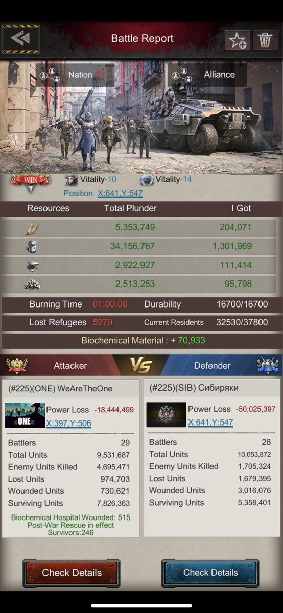 TAOSShadow's tweet photo. @AgeofOrigins I would say this one tops that’s as it has actual losses 👀😂 https://t.co/7WPl10JAp9