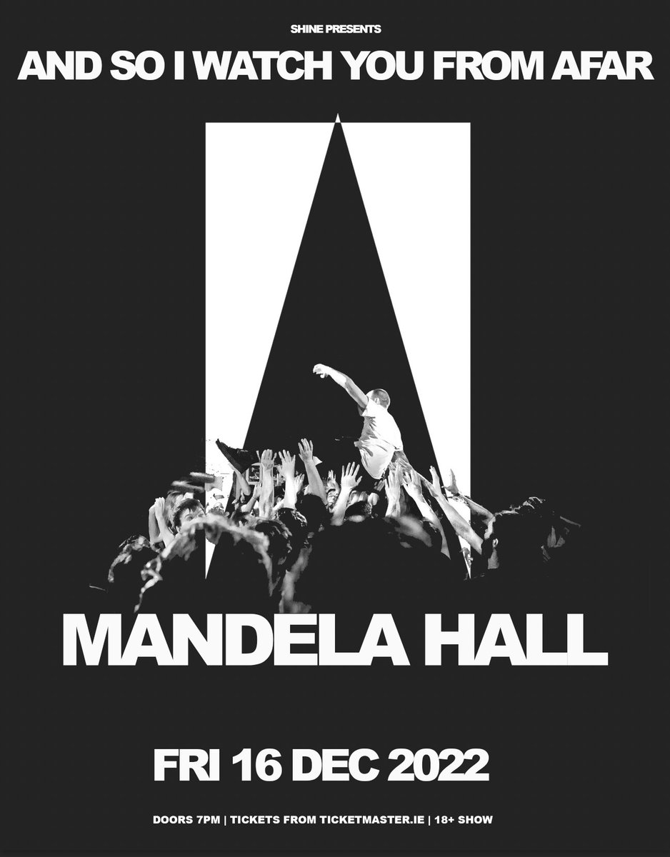 𝗝𝗨𝗦𝗧 𝗔𝗡𝗡𝗢𝗨𝗡𝗖𝗘𝗗 - <a href="/ASIWYFA_BAND/">ASIWYFA</a> are playing Belfast's <a href="/mandelahall/">Mandela Hall, Belfast</a> on the 16 December 2022 🔥 
🎫 Tickets are on sale this Friday at 10am - bit.ly/3BEIUjg