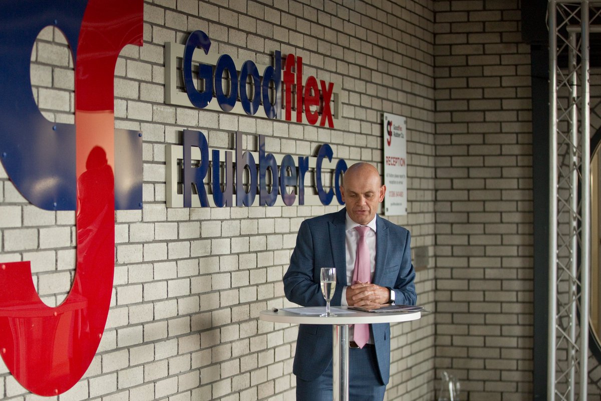 GoodflexRubber's tweet image. A big thank you to everyone that joined Goodflex Rubber Co. in celebrating twenty years in business and to tour our new manufacturing facility. What a fantastic achievement, matched by a wonderful day. A very special thank you to Rachel Eade MBE and all our guests. Thank you.
