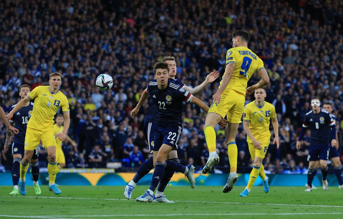 estudioske's tweet photo. The UEFA Nations League returns today, Scotland to face Ukraine in Group1.
Ukraine tops the group with 7 points after 3 games while Scotland is second with 6 points.
#UEFANationsLeague #Ukraine️ #sctoland. https://t.co/nHnX27GPVj