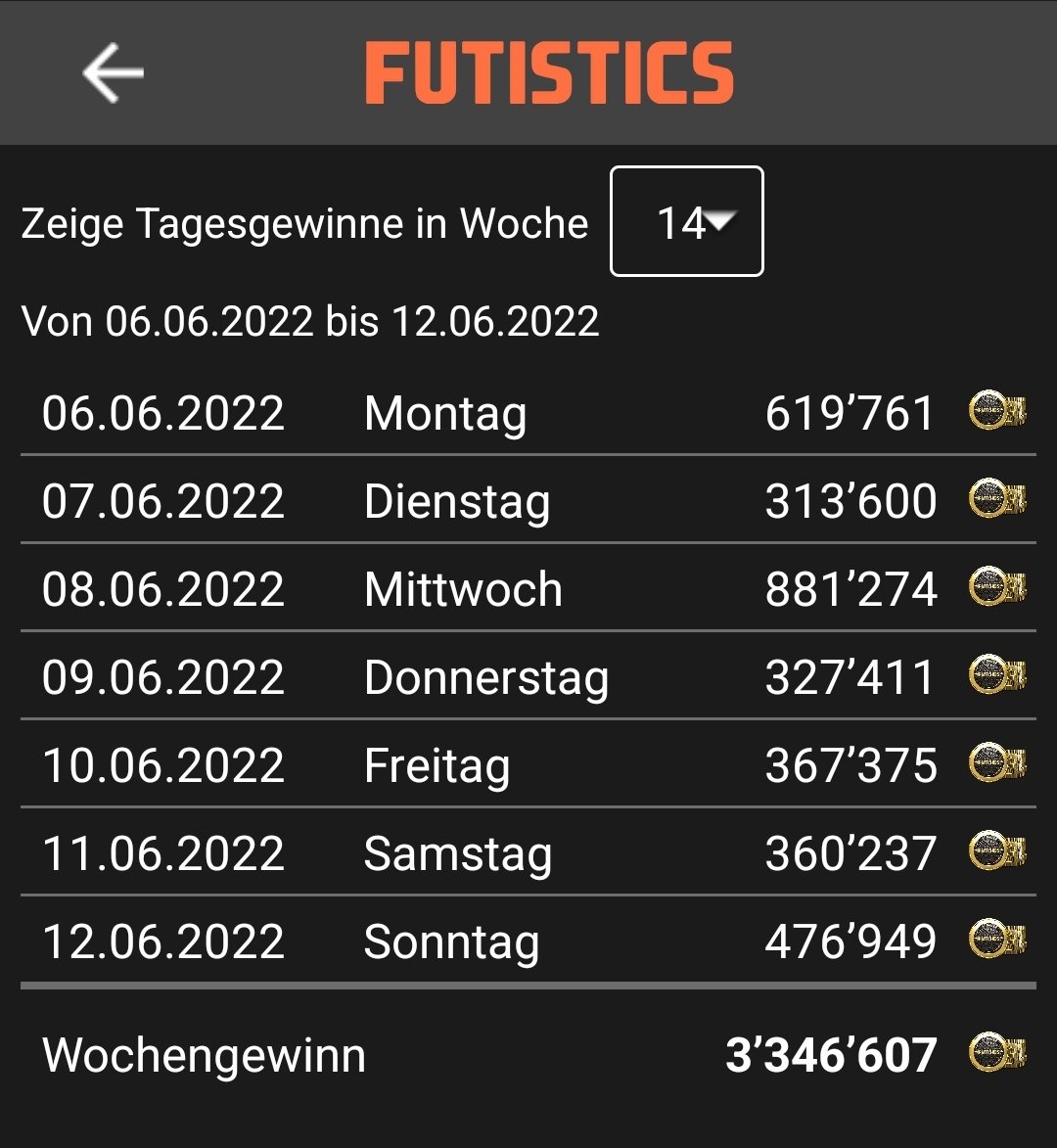 R3ndy4901's tweet photo. Teil 1
Fifa 23 beginnt heute, darum möchte ich hier nochmal zeigen was Fifa 22 alles im Trading Bereich brachte und ankündigen wie es jetzt weiter geht.✌️

Ich habe im November angefangen zu Traden bis zum Best of Tots im Juni/July
Mit Wochengewinnen von knapp 3mio https://t.co/T5MgEbvG4H