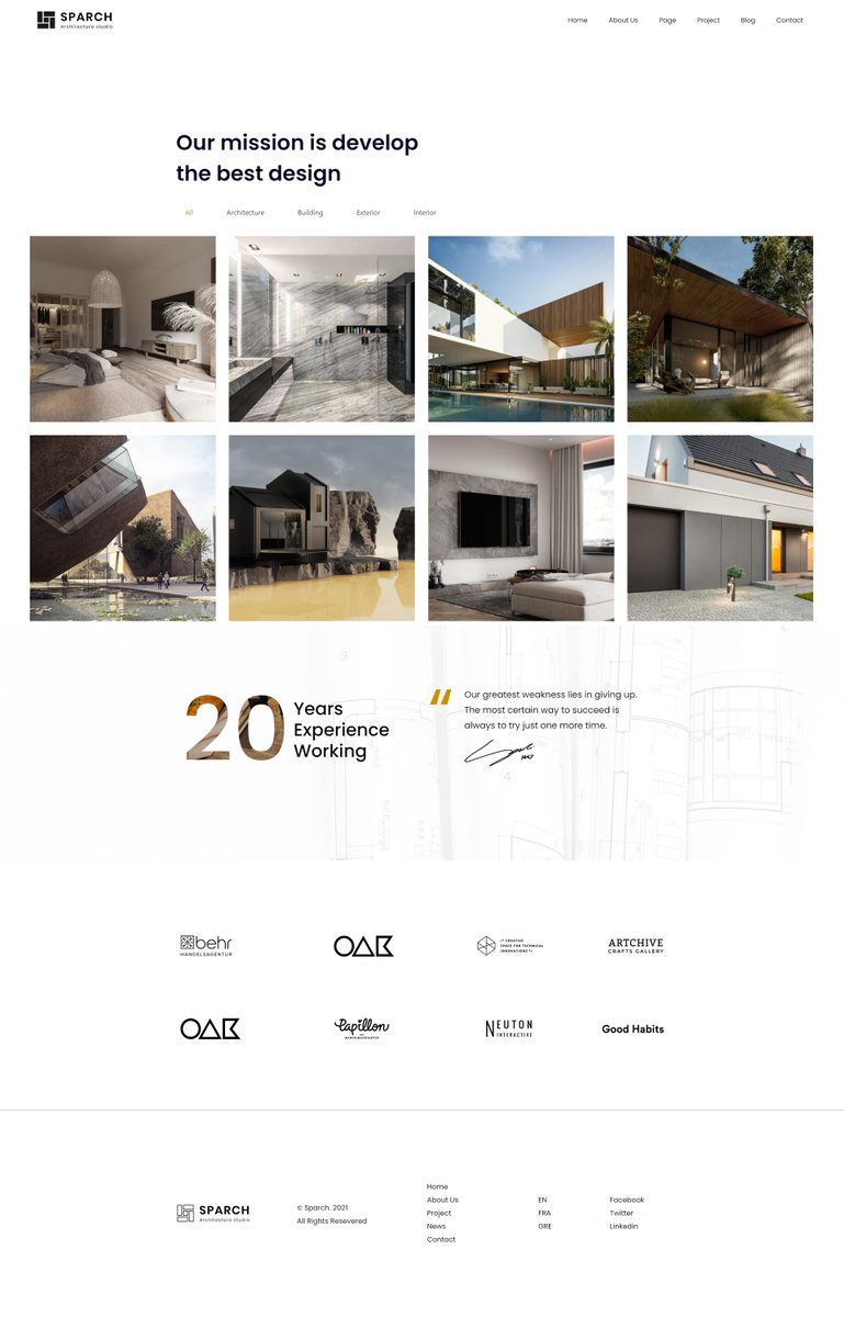 _Kevin_David's tweet photo. Sparch - Architecture and Interior WordPress Theme
Check demos ➡️ https://t.co/WG6ZCJNhfA
⚫Elementor
⚫Fast performance
⚫WooCommerce
⚫Light and Dark versions
#Architecture #Interior #homedecor #darkversion #DarkMode #WordPress #mondaythoughts #MondayMotivaton https://t.co/KD65GqT530