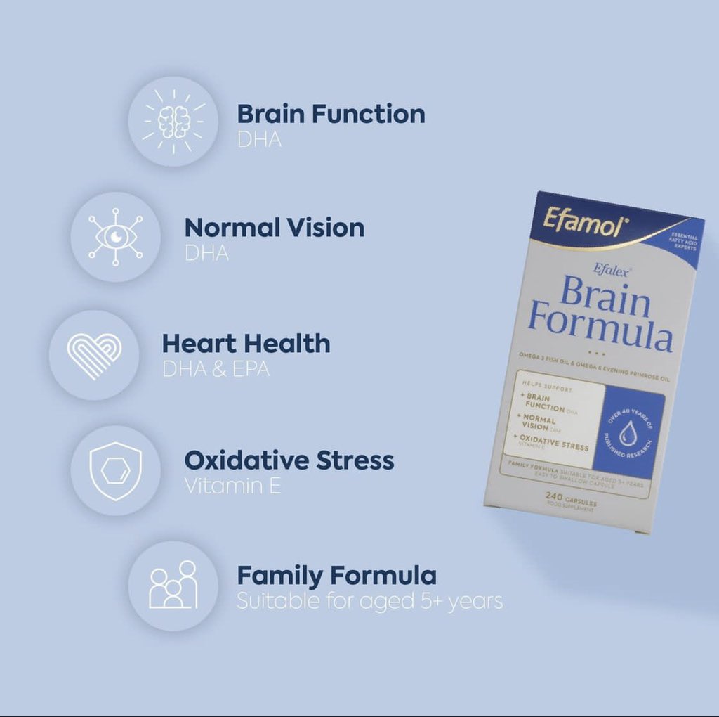 healthaceng's tweet photo. Efamol Efalex Brain formula contains oil carefully extracted from their natural sources,ensuring the oil stays in the same form and retains its natural characteristics
Available on https://t.co/pYoKYVPaZA
#healthtips #healthace #efamol #healthylifestyle #supplements https://t.co/zOkXgv4mC5