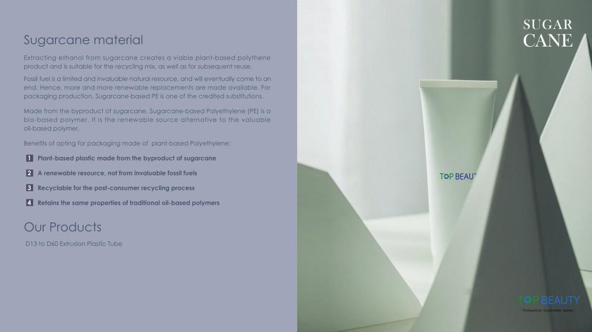Fu62333546's tweet photo. ●Benefits of Mono material
●Benefits of PCR material
●Benefit of Sugarcane material
●Benefit of Refillable packaging
Contact us to know more!
#packaging #sustainablefashion #sustainabledevelopment #PCRpackaging #Monomaterial #Refillable https://t.co/29lEvsukoF