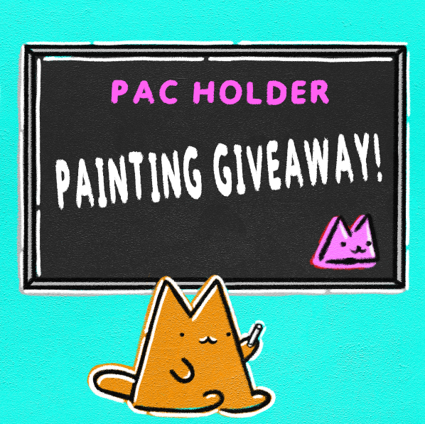 popcatsssss's tweet photo. #GIVEAWAY

We're selecting 2⃣ #PopArtCats holders to have their fav. #PAC #NFT painted LIVE by @mattchessco this Thursday!

💥1 Winner will be selected HERE and the other in our DISCORD!

Complete to enter:
😻Like &amp; QUOTE RT this Tweet w/ #PACholder
😻Tag 2 frens

Goodluck! https://t.co/V84vV0cGyZ