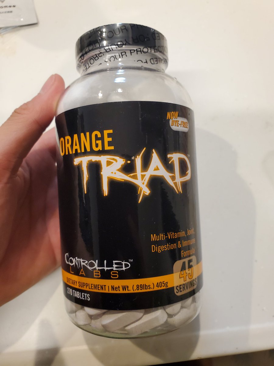 muscle5996's tweet photo. #ControlledLabs
Orange Triadマルチビタミン
今回この子を試してみたいと思います😊
体感は最後まで使いきったら行う予定です😆
少々お待ちください😳
#筋トレ垢さんと繋がりたい
#ダイエット垢さんと繋がりたい
#サプリメント
#iHerb 紹介コード【CSJ5265】 https://t.co/qRrZ7VSCuV