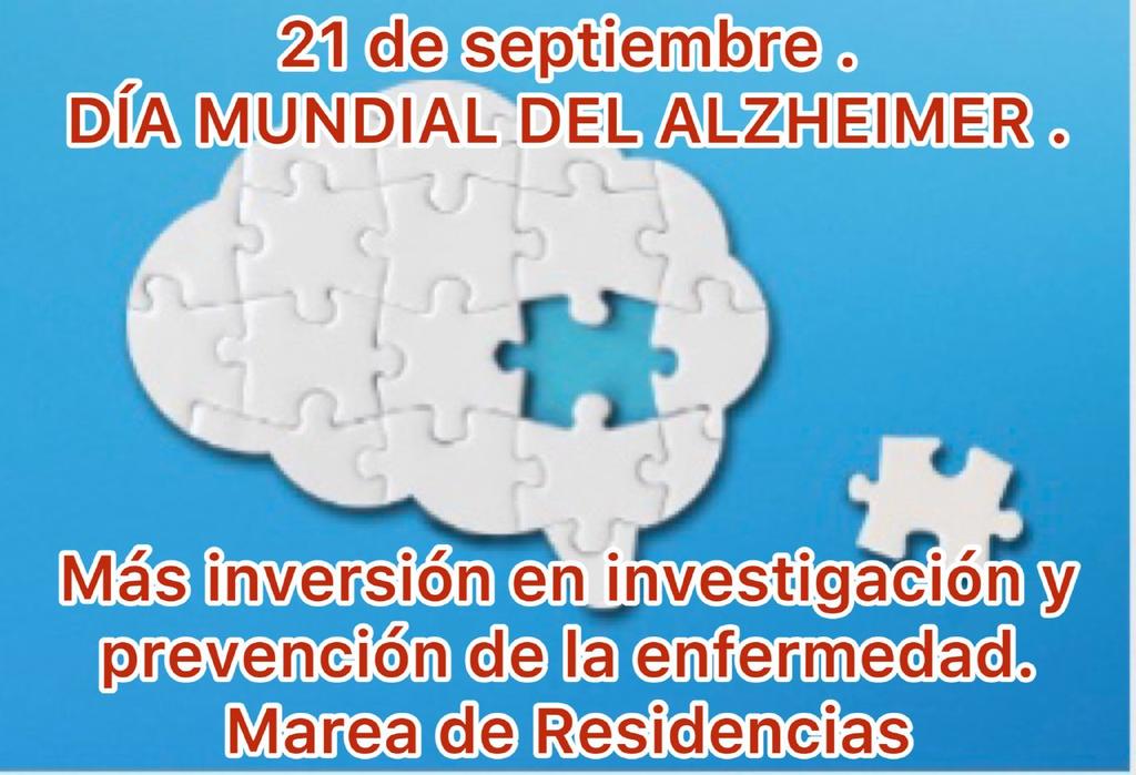 Una enfermedad cruel, el desaaprender de la vida, que despoja a la persona de su propia identidad. Hay que luchar para que ni las instituciones ni la sociedad se olvide de ellos.