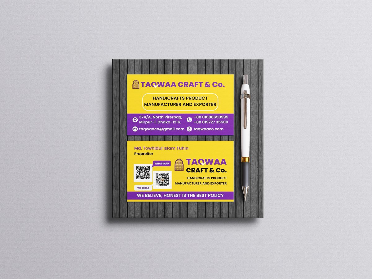 Business card design