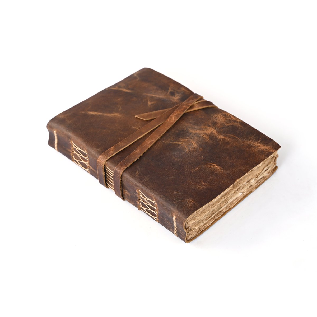 IdrishIntl's tweet photo. "Tie Closure Vintage Leather Journal" 

Color : Dark Brown
Size : 7x5 Inch
Inner Pages : 100 Pages
Leather : 100% Genuine Crunch Leather
Paper : Classic📜Decal paper

Business Links : https://t.co/L92wFKIl7a

#leatherjournal #handmadegifts #journal #diary #diaries #handmade https://t.co/b8D6putYhJ