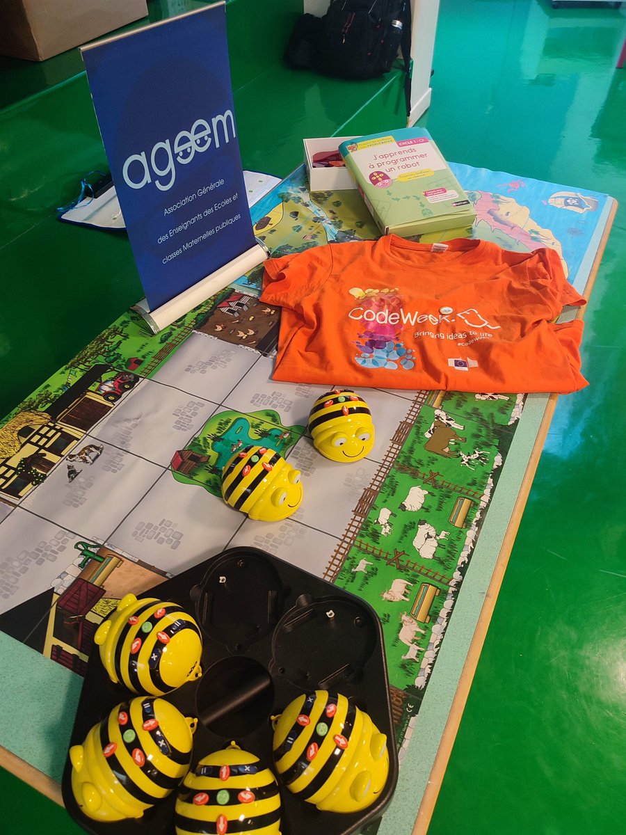 ToucheLaurent's tweet image. Ce matin avec @Ageemsection78 pour un accueil des nouveaux enseignants pour une mutualisation, des échanges de pratiques
#espace #cooperation #questionnement
Un focus sur #robotiqueeducative et un partage de ressources   
@CodeWeekEU @CodeWeek_FR
#beebot @AGEEM_National #Codefi