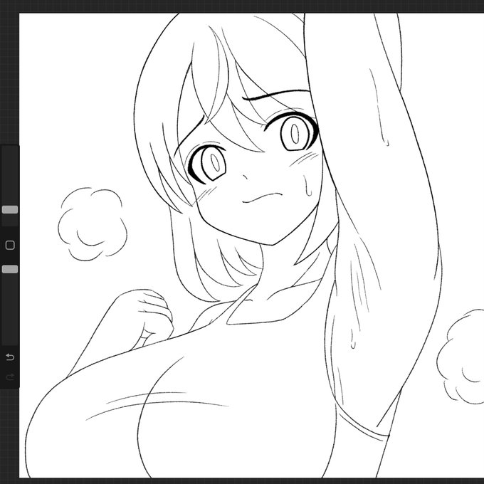 線画。

ヌる。 https://t.co/mFO9MZTjgB 