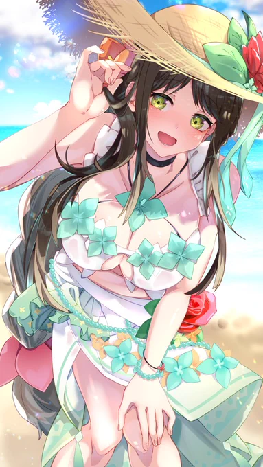 これはSkebで描いた水着スアちゃん…📗🔨 