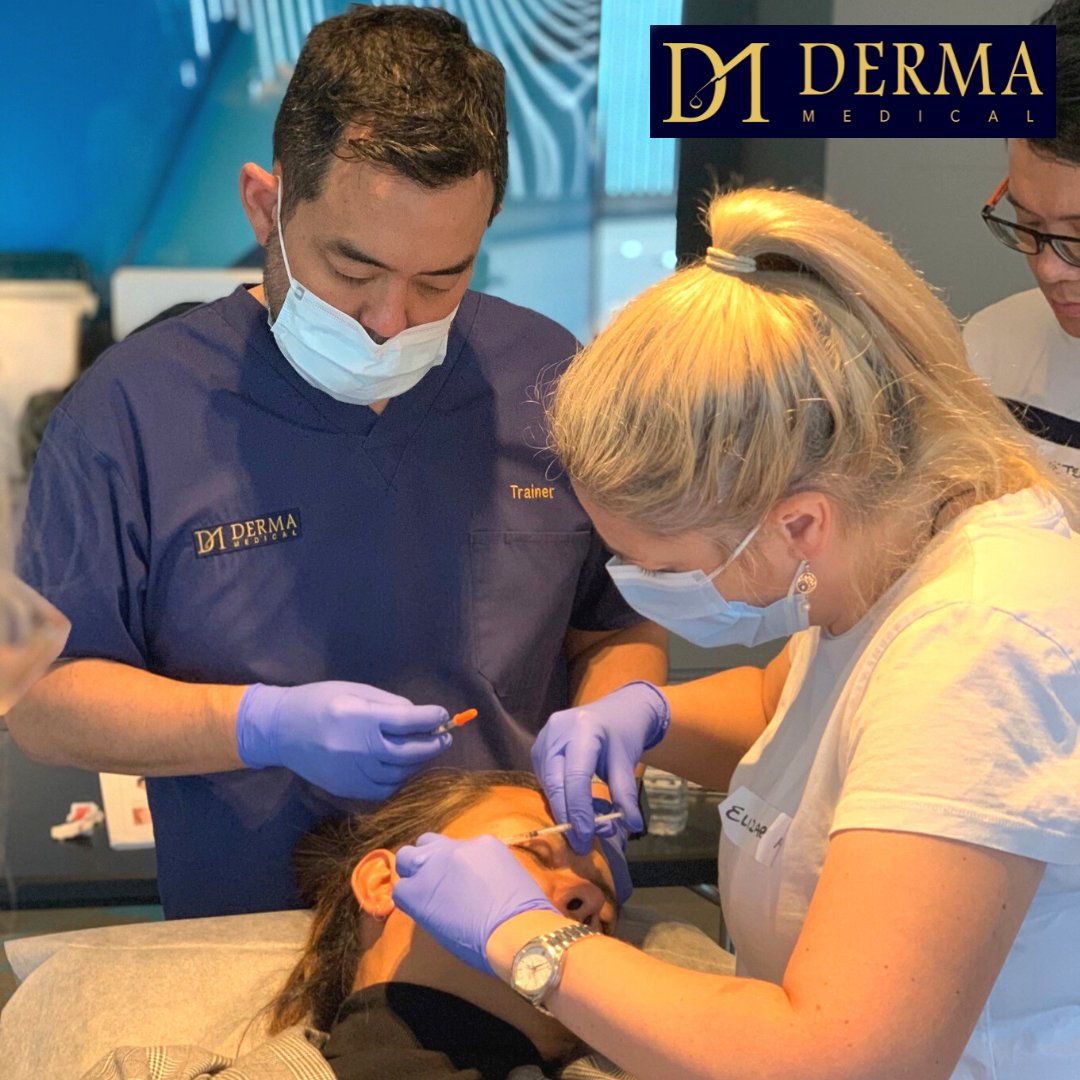 DermaMedicalUK's tweet photo. Dr Gordon Ku is seen here leading our cosmetic injectables training in Melbourne, Australia.

You can visit our Australian website here - https://t.co/V8baIY0vgo

#dermamedical #aestheticcourses #dermalfillertraining #cosmeticdoctor #aestheticdoctor #melbourne #australia https://t.co/i5wbE82zGf