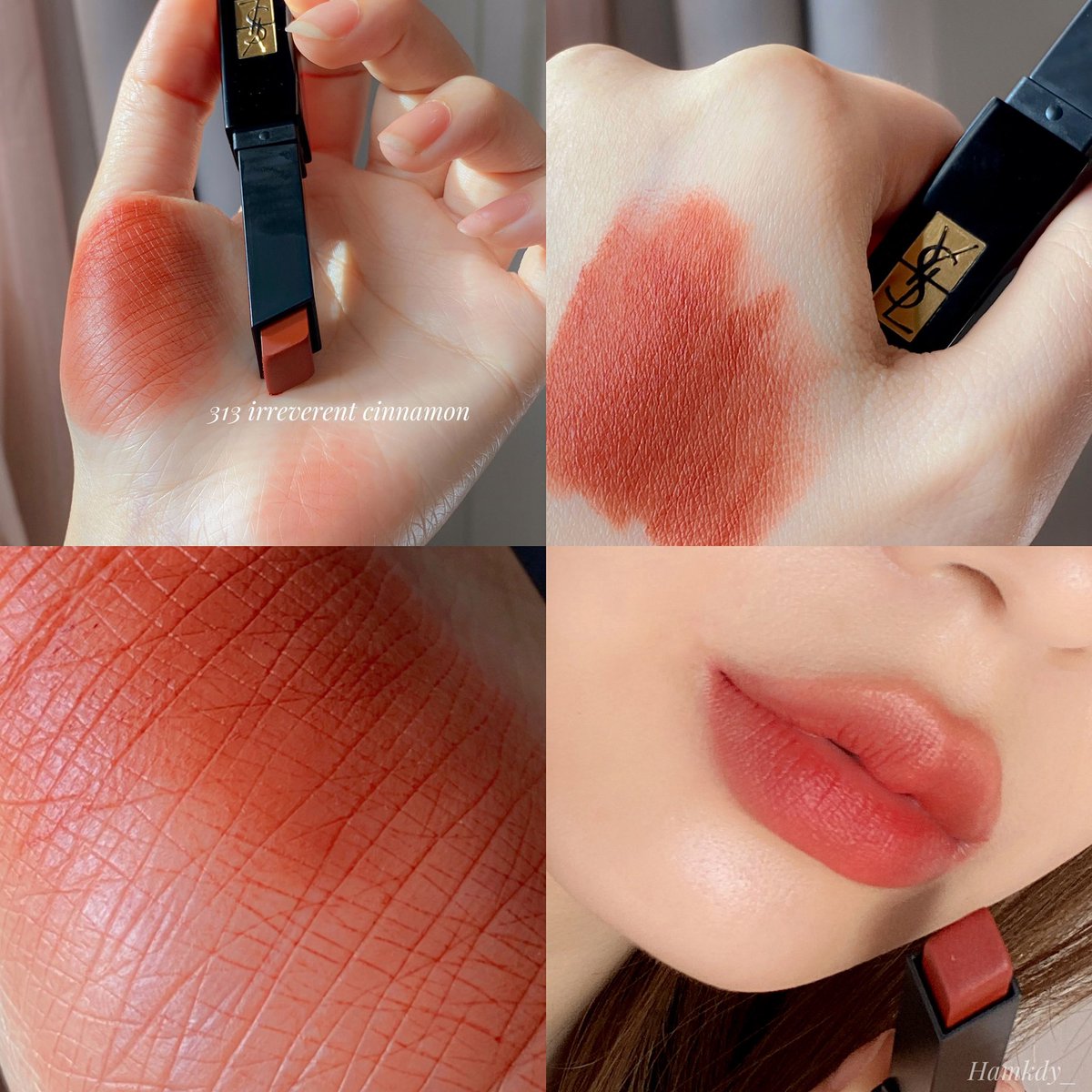 Hamkdy_'s tweet image. Ysl the slim velvet เนื้อดีมากกกกกกก เวลเวทแมตต์ลื่นๆ ไม่แห้งเลย เนื้อสมูทไม่ไหว เบลนแล้วสวยยย เราชอบ 311 ชมพูตุ่นๆที่ถูกต้อง✨ ทาแล้วดูแพงเลยสีนี้