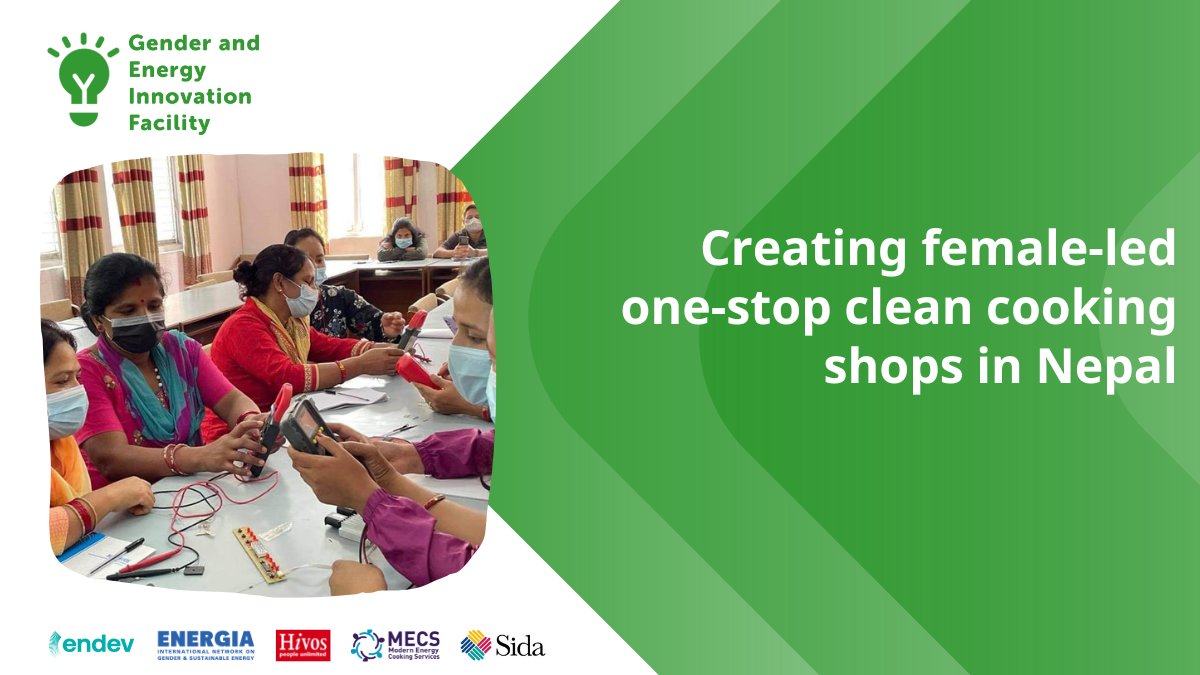 Could changing gendered stereotypes about household roles and access to #cleancooking start by equipping women with the skills to repair e-cooking stoves? 

Read about the innovation journey tested by #WoNEE through the "Gender&amp;Energy Innovation Facility"👉energia.org/creating-femal…