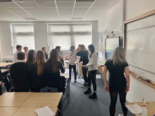 Our new MVP student Mentors delivered their first lessons to S2 today on 'Words'. Brilliant job #TeamEA #MVPScotland