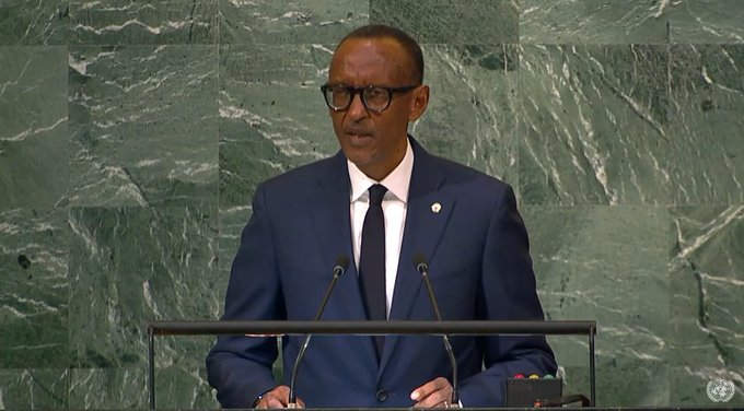 #PresidentTshisekedi: 'Dear White people, please save us from our neighbor Rwanda 😭😭'

#PresidentKagame: 'The blame game doesn't solve the problems'

#UNGA77