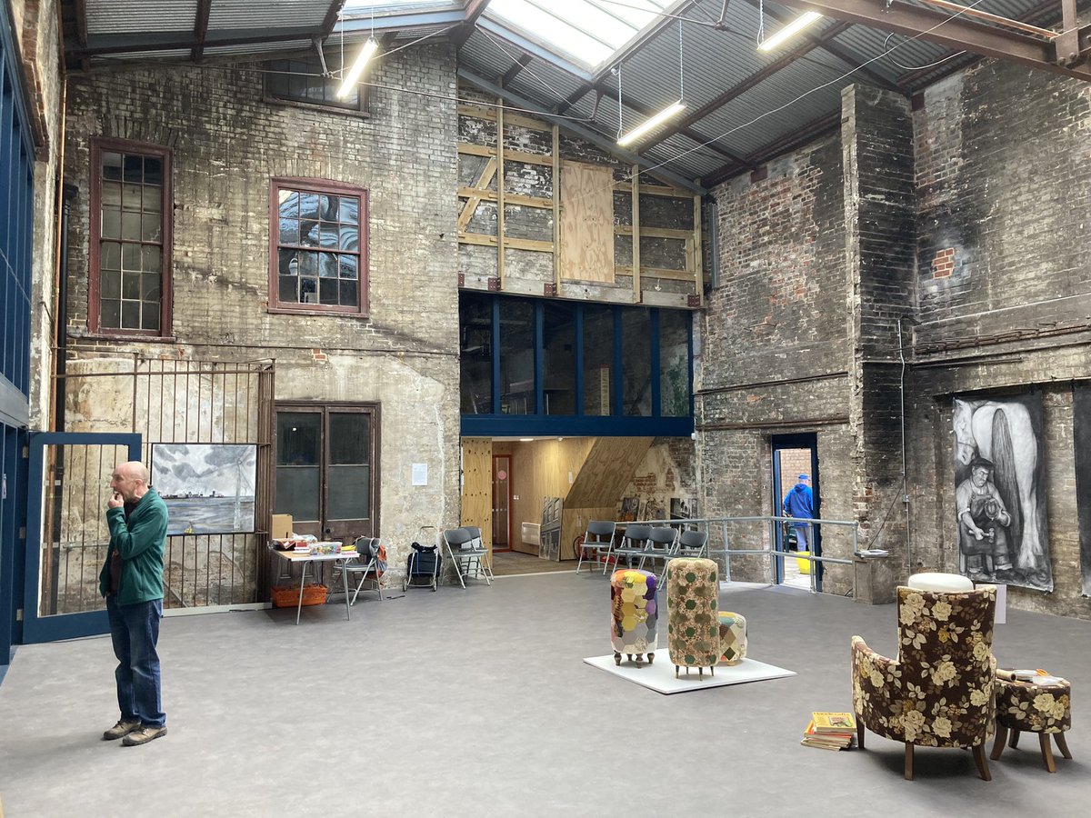 Patrick__Galway's tweet photo. The new exhibition space at Treadgolds in Portsmouth. https://t.co/y4azcAbqXP