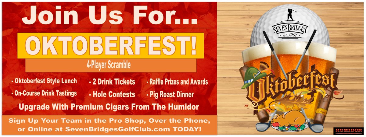 8 days until Oktoberfest! Snag up one of the final spots before it's too late. bit.ly/3RhhGFl

Prost!