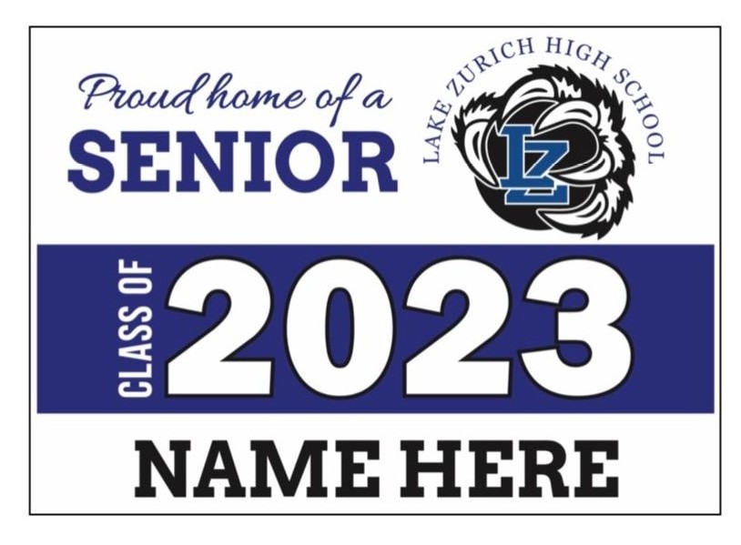 Celebrate your Class of 2023 Senior! Senior Yard Signs are back! Deadline for placing orders is Fri, 10/7 at noon.  Visit the LZHS Bear Boosters Online School Store: …-school-bear-booster-club.square.site @ErinDeLuga @LZHSBEARS @LZHSStudCo @lzhsathletes @GalltKelley