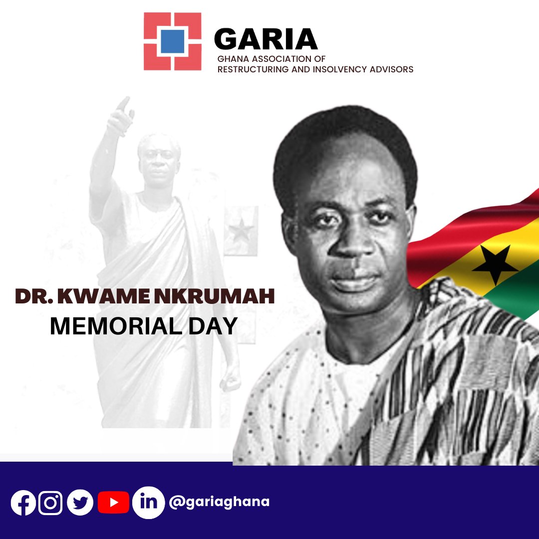gariaghana's tweet photo. Happy Kwame Nkrumah Memorial Day
#GARIAGhana #IPGARIA #CIRIP #KeepingBusinessesViable #KwameNkrumah https://t.co/uwSWQKBzCH