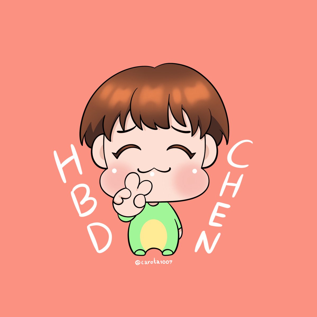 Happy birthday Chen !!! 🦖🎉🎂
#CHEN #EXO 
#31stBloomingDae
#HappyChenDay
#첸_가을밤을_수놓은_별
#EXOFANART