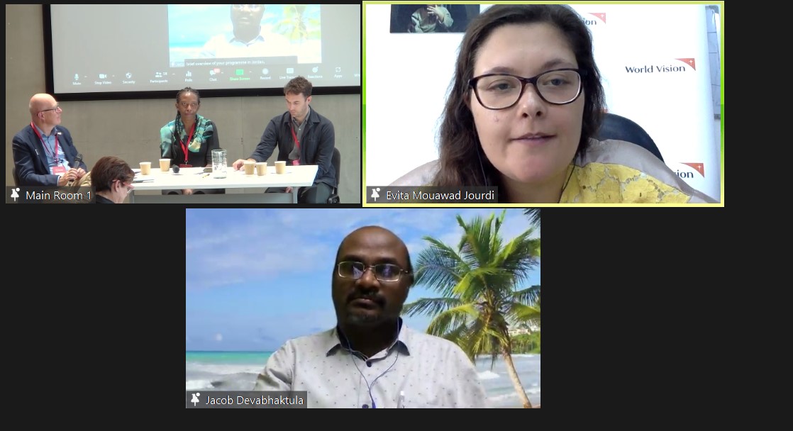 WorldVisionSR's tweet image. Join us live now! @bondngo event where we will be presenting more findings from our #YearningtoLearn report on #inclusive_education in #Jordan on #disability stigma
@NLG_Syria 
Read the report here: tinyurl.com/2px3pnr9