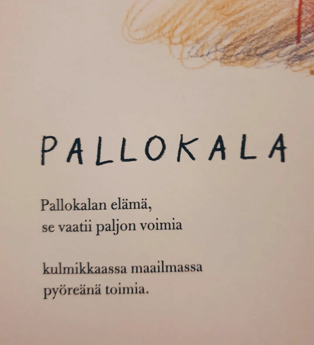 Tää Jukka Itkosen runo on mun kuuma ote #inkluusio -keskusteluun.