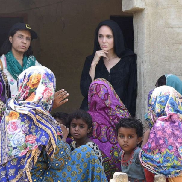 raniKh91's tweet photo. Angelina Julie has been winning the hearts of the flood-hit people by being amongst them and getting first-hand information from them.

Whilst the government of Pakistan is on a world tour. https://t.co/yQnlDxIFkZ