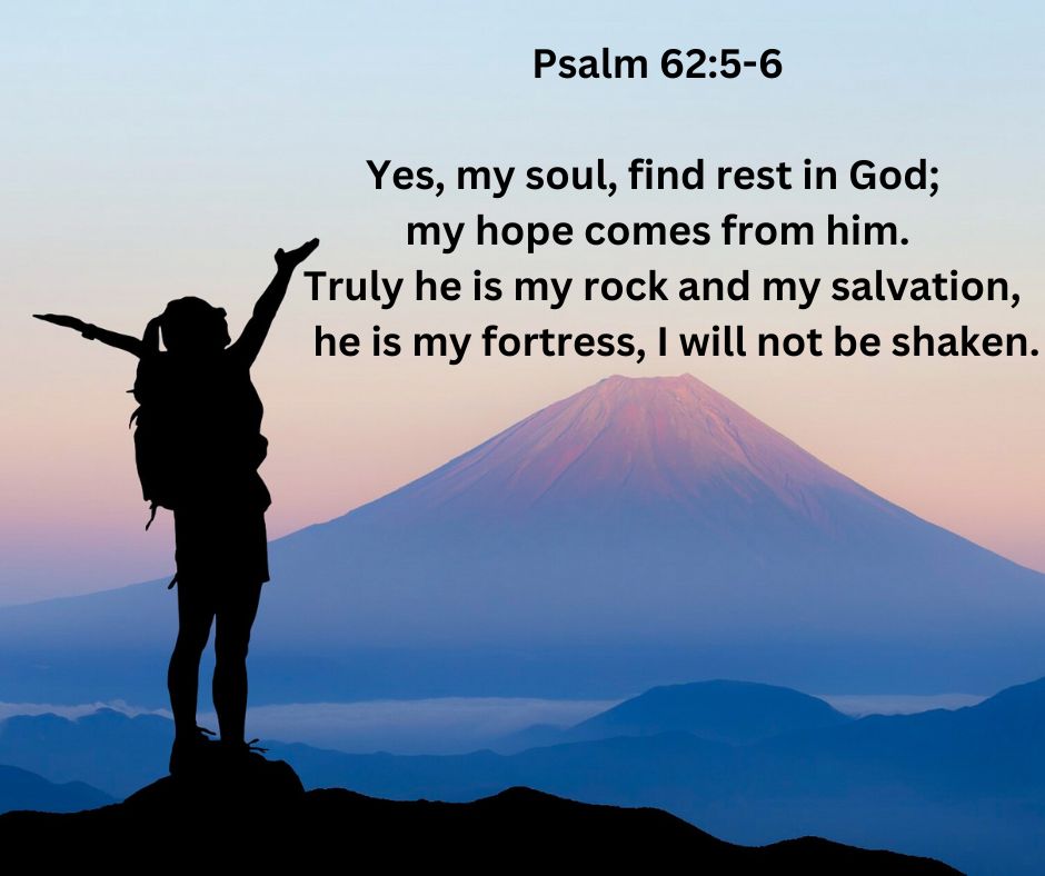WycliffeSA's tweet photo. Calm your troubled mind and patiently wait for God. He will never let you down.
#Wycliffe #WycliffeSA #Bibletranslation #Bibleverse #Biblequote #FindrestinGod #HopecomesfromGod #Oursalvation #Ourrock #Ourfortress #BookofPsalm https://t.co/FOD4qgtWCO