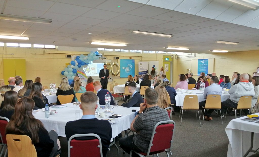 TCSTallaght's tweet photo. 🌈 Today in TCS was a wonderful day in the Tallaght Community. Members from local primary and post primary schools came together to promote student voice and  wellbeing, collecting their of class sets of our book 'Resilience and Me'.  Thank you @Siol_Foundation #TallaghtFund https://t.co/BPR26OAk8C