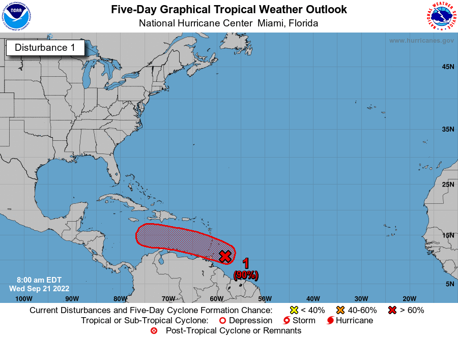 ClimaYucatan's tweet photo. 🌀Se mantiene un 90% de probabilidad de desarrollo ciclonico para la zona del Caribe en los próximos días. Estén aténtos.

Más info aquí.
https://t.co/Ra4DQmXmxn https://t.co/hyNqMycDZd