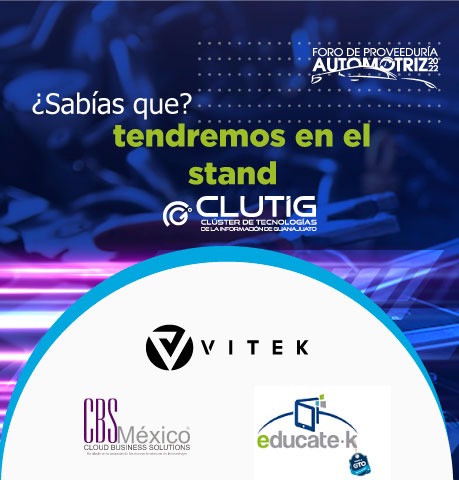 clutig's tweet photo. Nos encontramos a poco tiempo de presenciar con el foro más grande de proveeduría
Te invitamos el día de hoy a visitar a nuestras #empresascluig @ForteInnovation #ACCYS #impeweb #arithmo @ciatec_mx @GrupoSSC @NitidataL #vitek #CbsMéxico #educatek https://t.co/T4fpJ05v3a