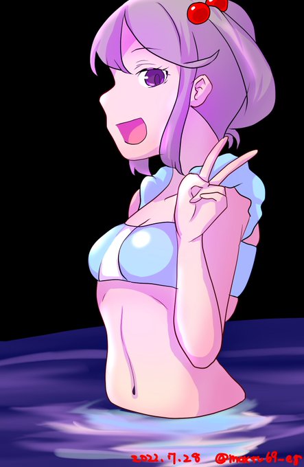 #夏が終わりそうだし今年描いた水着絵を貼ろう 