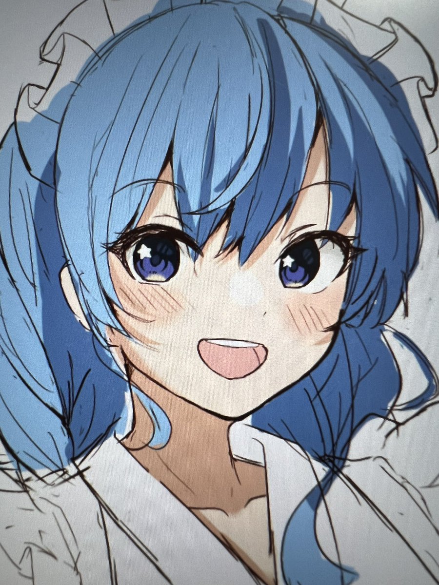 星街すいせい 「ネット回線死んでるので直撮りすいちゃん描いてる 」|べぐぜむのイラスト