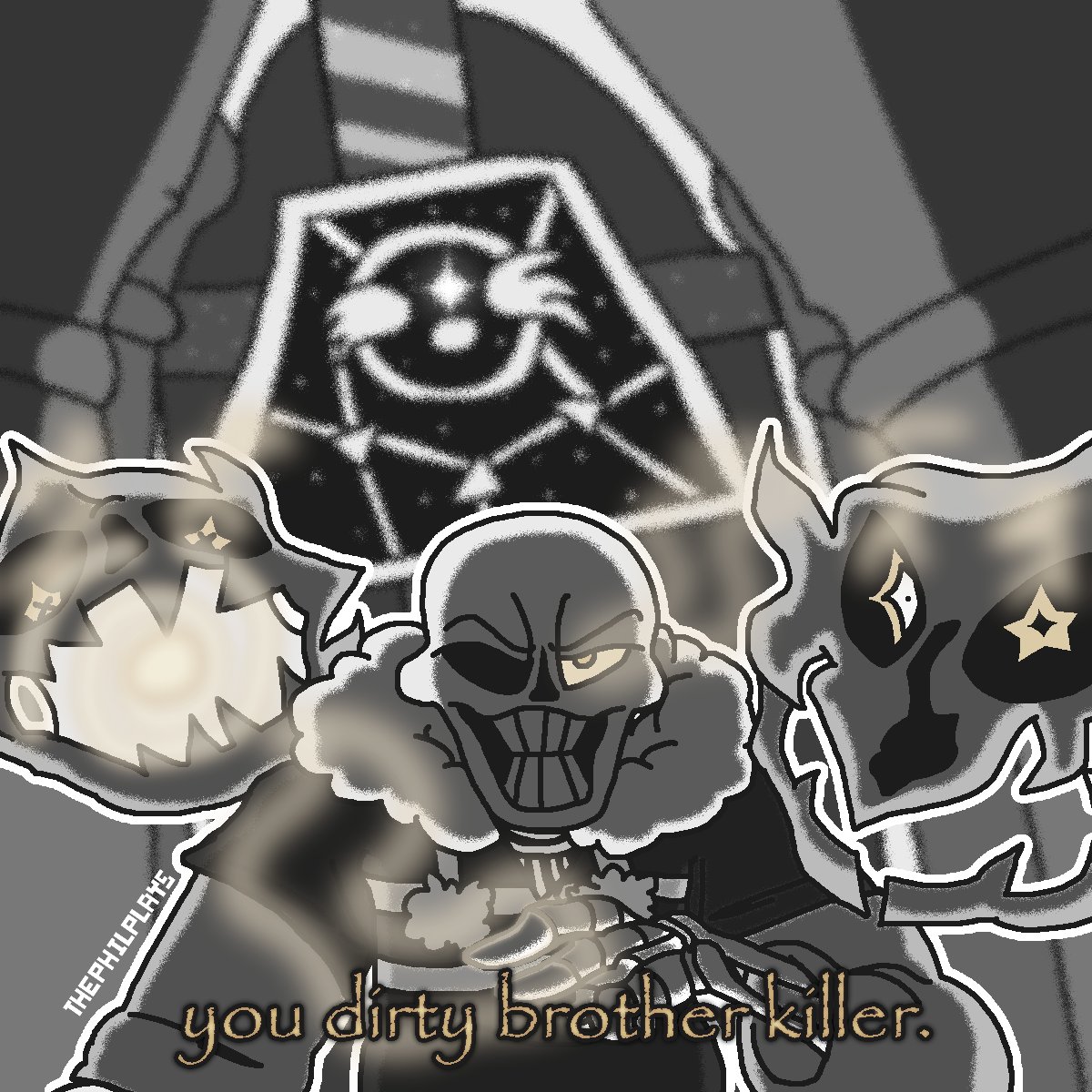 FunkiestBunny's tweet photo. Here's some more #SWAPOUTER stuff that was left over from 2021. I wish there was a place I could achieve this stuff because I have a LOT of AUs/Art from my Undertale days but have this for now! #UNDERTALE #Underswap #Outertale https://t.co/hv2QDKs4HZ