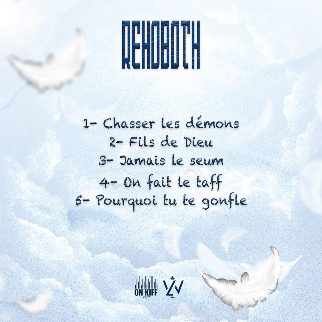 Mon projet intitulé « Rehoboth » Est disponible maintenant   Écoute et Achète ici : streetzermusic.com//album/jKxNjpX…  Écoute :   

Soundcloud : on.soundcloud.com/up2mN  

Youtube : youtube.com/channel/UCsnzG…

<a href="/Lemicivoire/">LE MIC IVOIRE 🎙</a> <a href="/David_Okit/">Brother Dave</a> @gaillard_jules1 @BESTPUNCHLINE2