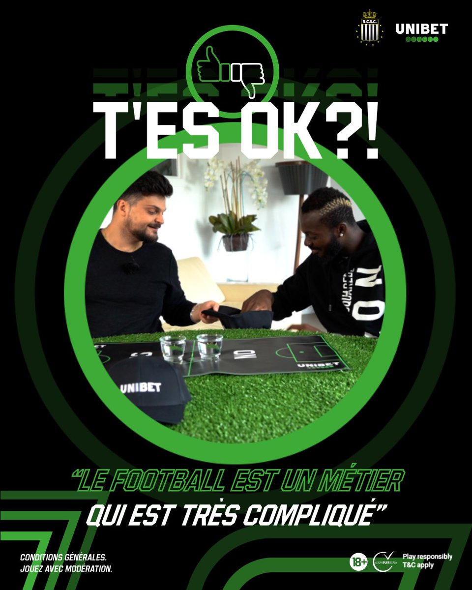 SportCharleroi's tweet image. 𝙉𝙤𝙪𝙫𝙚𝙖𝙪 ! 

𝙏'𝙚𝙨 𝙊𝙆 ? by @unibetbelgium 🤝 Sporting Charleroi

👀Voir l'épisode 1 - Hervé Koffi 
▶️ youtube.com/watch?v=FIuOEb…

#RCSC #TesOK #Unibet