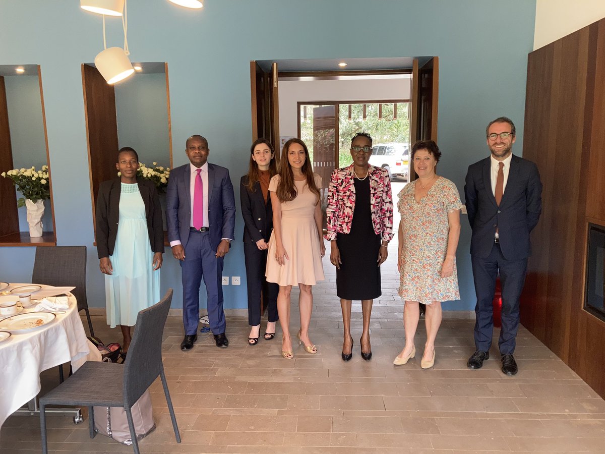 Working breakfast with Amb. Lucy Kiruthu, Director Europe <a href="/ForeignOfficeKE/">State Department for Foreign Affairs | Kenya</a>. An excellent opportunity to follow up on the major projects launched during President Macron’s visit to Kenya in 2019. Our bilateral relations are constantly developing.