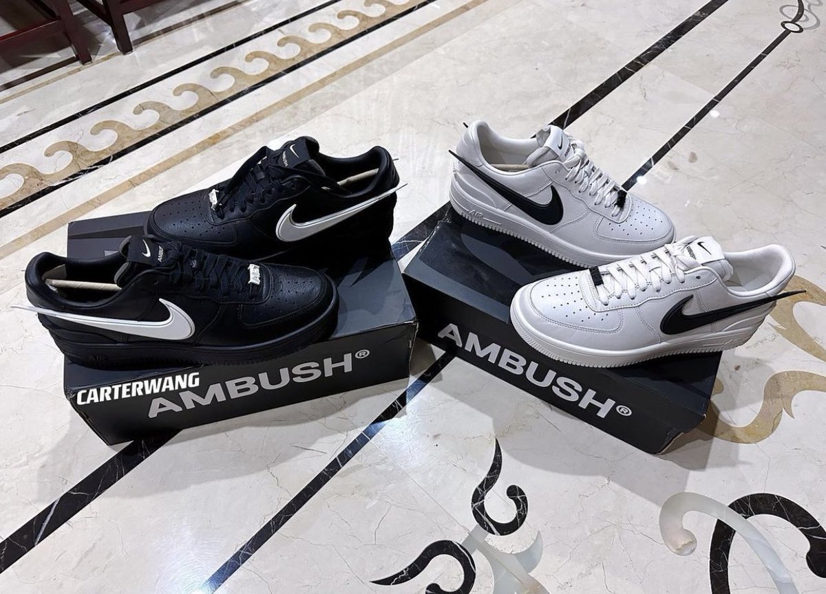 Sneakerologue's tweet photo. Premières images de la Ambush x Nike Air Force 1 Low ! 👀 https://t.co/MkvnyqEHTg