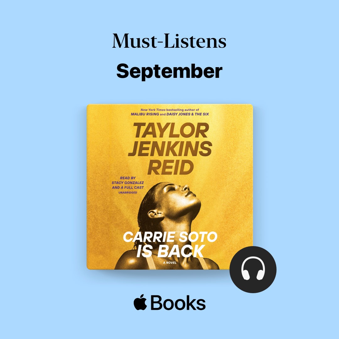 Congratulations to <a href="/tjenkinsreid/">TJR NEWS ONLY</a> for CARRIE SOTO IS BACK, read by <a href="/StacyGonzalezVO/">Stacy Gonzalez</a>, Mary Carillo, <a href="/PatrickMcEnroe/">Patrick McEnroe</a>, &amp; more!